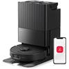 ROBOROCK ROBOT ASPIRAPOLVERE ROBOROCK Qrevo Edge 5V1, Potenza 66 W, Lavapavimenti, Autonomia fino a 160 min, Sensore di superficie, Spazzola laterale, Base carica, Black