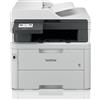 BROTHER Stampante Led Multifunzione 3 in 1 a colori BROTHER MFC-L3760CDW, A4, Fronte retro automatico, LAN, WiFi, Bianca