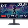 LENOVO LOQ 24-10 Monitor Gaming, 23,8 ", Full-HD, 1920 x 1080 Pixel, tempo di risposta 0,5 ms, refresh rate 200 Hz