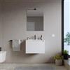 DEGHI Mobile bagno sospeso 60 cm bianco opaco con lavabo - Koda