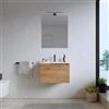 DEGHI Mobile bagno sospeso 60 cm rovere gold con lavabo - Koda