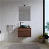 DEGHI Mobile bagno sospeso 60 cm rovere deciso con top - Koda