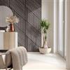 DEGHI Pannello fonoassorbente boiserie 60x240h cm nero con listelli diagonali nero effetto legno - Bjorn