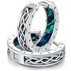 Friggem Orecchini Vichinghi Orecchinis Nodo Celtico in Argento Sterling 925 e Orecchini Runa Nordica, Cerchio Ipoallergenici Gioielli Regalo per Uomo e Donna