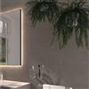 Koh-I-Noor Specchio Led Perimetrale L180 H60 3000K luce calda gialla serie Montecristo codice prod: CO-L46063/CA