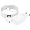 Bamkey 30W Caricatore per iPhone 17/17 Pro/17 Air/16/16 Pro Max/16 Plus/16e/15/15 Pro/15 Pro Max/15 Plus/iPad PRo/iPad Air, USB C Caricabatterie iPhone Alimentatore Presa Spina Rapido con Cavo USB Type C 2 M