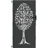 vidaXL Cancello da giardino 85 x 200 cm Nero Bloccabile
