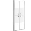 vidaXL Douchedeur 86x190 cm ESG halfmat