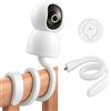 Maggasacca Supporto per fotocamera compatibile con TP-Link Tapo C200/C210/C211/C212/C220/C225/C201/C202/C222/C230, supporto flessibile per sorveglianza sicura, supporto per monitor