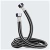 Rururug Industrial | Tubo del Rubinetto | Inossidabile Braided hose, G1/2-G1/2 Tubi di Collegamento Lunghi 3M, Soffione Doccia, Rubinetto Cucina e Bagno.