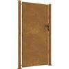 vidaXL Cancello da giardino 100x175 cm in acciaio Corten