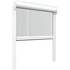 Zanzanet Zanzariera Motorizzata con pannello solare verticale a rullo 65 mm con telecomando per finestre su misura personalizzabile con profilo robusto e resistente in alluminio 60x250 cm