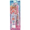 MR WHITE - Travel Kit Winx: Kit composto da spazzolino da denti manuale con ventosa e dentifricio 25ml