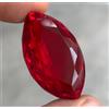 Certificato Naturale Sangue Rosso Rubino Taglio Marchesa Loose 80.00 Cts Gemma