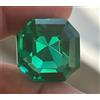 Certificato 69,50 Cts Pietra Gemma Naturale Smeraldo Verde Tondo Square