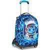 Seven SJ GANG STYLE JAM GANG Trolley Scuola Jack 8 ruote SPACE LED BOY 34 L
