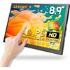 LESOWN Monitor HDMI portatile USB C 8.9 pollici 1920x1200 IPS touchscreen VESA involucro metallico esterno piccolo ampio display mini estensore per Windows Laptop PC