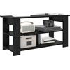 vidaXL TV-standaard Zwart Eiken 100 x 40 x 50 cm