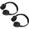 Dan&Dre Auricolari per Auto Compatibili con DVD 20×15×8 Cuffie Stereo Senza Fili a Infrarossi a Infrarossi a 2 per Poggiatesta per Auto Cuffie Ottiche Compatibili con DVD