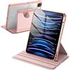 JETech Custodia Girevole per iPad Pro 11 4ª/3ª Gen (2022/2021), Oro Rosa