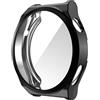 XoTek Custodia Full Cover Case per Huawei Watch GT 3 Pro 43mm/46mm Screen Protector (GT3 Pro 46mm, Black)