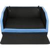 Velinda Trasportino auto per cani materasso bagagliaio letto macchina cintura 100x70cm (colore: nero, blu)