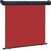 vidaXL Tendalino Laterale per Balcone 165x250 cm Rosso