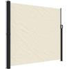 vidaXL Windscherm uittrekbaar 180x300 cm crèmekleurig