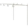 vidaXL Pergolato da Giardino Marrone Anticato 4x3x2,5 m in Ferro