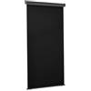 vidaXL Tendalino Laterale per Balcone 125x250 cm Nero