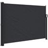 vidaXL Tenda da Sole Laterale Retrattile Nera 140x300 cm