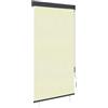 vidaXL Rolgordijn voor buiten 80x250 cm crème