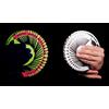 CC Chris Cards Chris Cards Covered Circles Glow Playing Cards - Cardistry, Cardistry, carte magiche con il mazzo di carte effetto Glow Trucchi magici - Carte da gioco - carte da poker