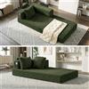 Fabulcozy Divano Letto 2 In 1 In Velluto A Coste - Pieghevole Con Braccioli, Rivestimento Lavabile, Design Moderno Per Spazi Ridotti