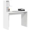 vidaXL Scrivania Bianco 102 x 50 x 124 cm Legno ingegnerizzato | Aspetto raffinato che si integra perfettamente, Perfetta se hai poco spazio, MDF resistente, costruita per durare