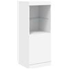 vidaXL Credenza con Luci LED Bianca 41x37x100 cm