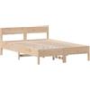 vidaXL Bedframe zonder matras massief grenenhout 120x190 cm