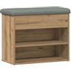 vidaXL Scarpiera Rovere Artigianale 62x32x50 cm in Legno Multistrato