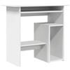 vidaXL Scrivania Bianca 80x45x74 cm in Legno Multistrato