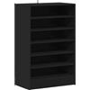 vidaXL Scarpiera Nera 60x35x92 cm in Truciolato