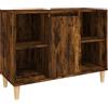 vidaXL Mobile Lavabo Rovere Fumo 80x33x60 cm in Legno Multistrato