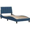 vidaXL Giroletto senza Materasso Hanko Blu 90x190 cm in Tessuto