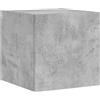 vidaXL Tv-wandmeubel met LED-verlichting 30,5x35x30 cm betongrijs