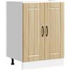 vidaXL Mobile Base Lavello Lucca Rovere Sonoma in Legno Multistrato