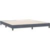 vidaXL Bedframe zonder matras 180x220 cm fluweel donkergrijs