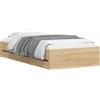 vidaXL Giroletto Cassetti Rovere Sonoma 100x200 cm Legno Multistrato