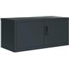 vidaXL Armadio Classificatore Antracite 90x40x40 cm in Acciaio