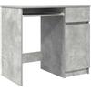 vidaXL Scrivania Grigio Cemento 86x49x76 cm in Legno Multistrato