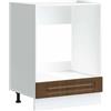 VidaXL Armadio Per Forno Kalmar In Legno Multistrato Rovere Marrone, Unità Base Forno Da Cucina, 60 X 46 X 81,5 Cm
