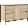 vidaXL Mobile Lavabo con Cassetti Rovere Sonoma 90x34,5x60 cm